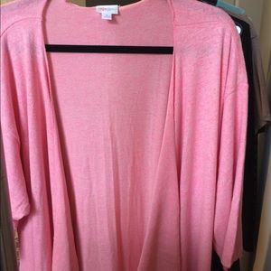 Lularoe pink sweatshirt material Shirley